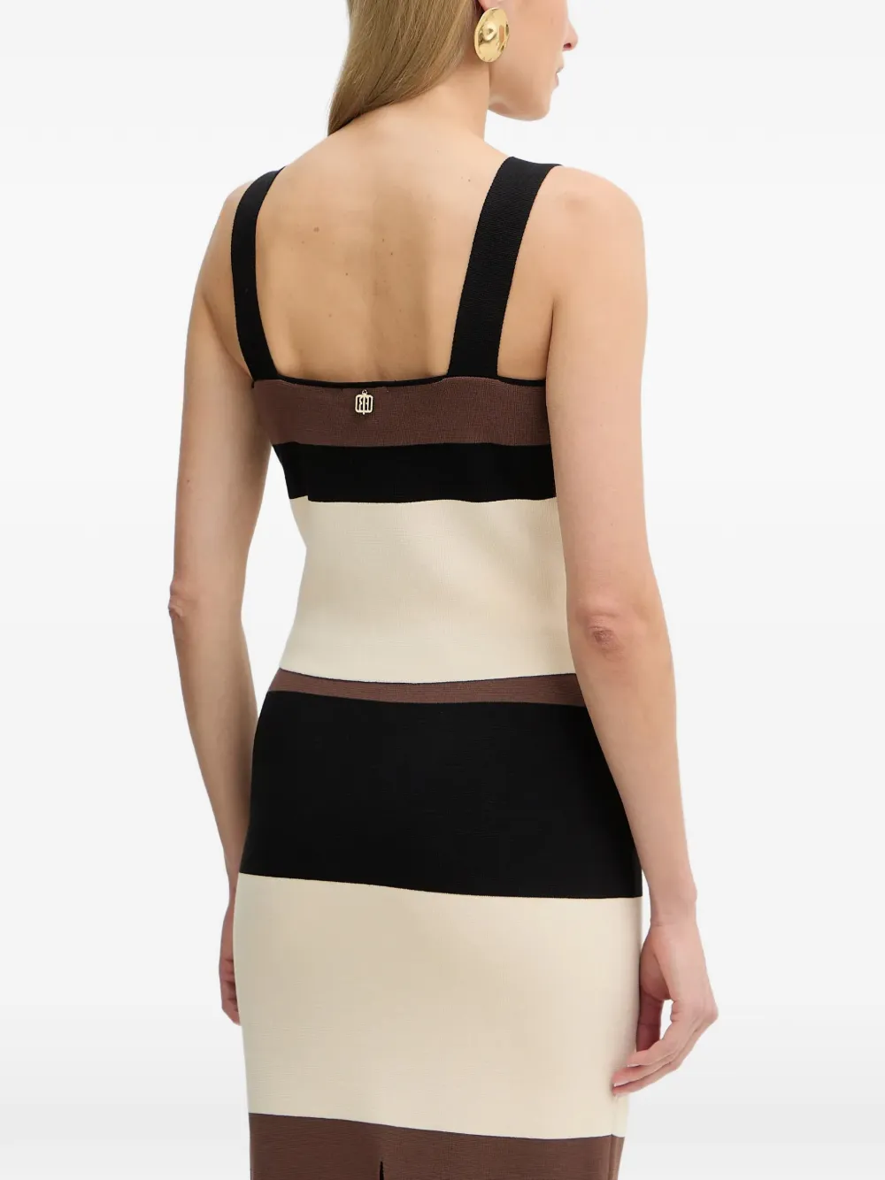 FRACOMINA Gestreepte top Beige