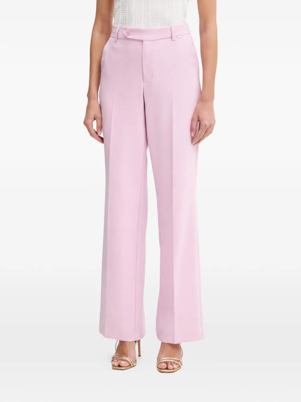 FRACOMINA belt trousers - Rosa