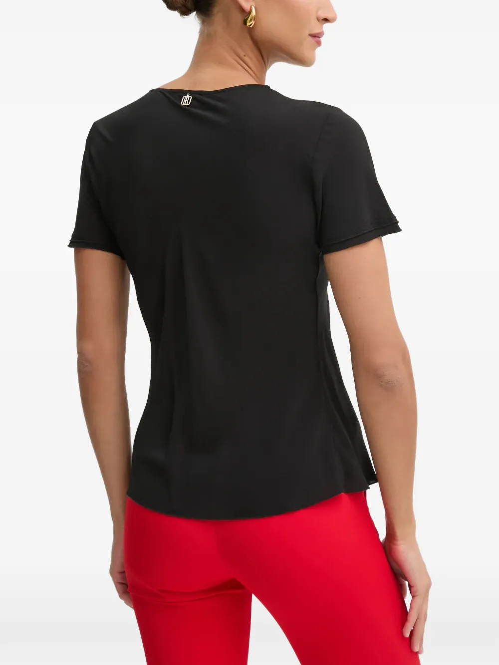 FRACOMINA crew-neck T-shirt Zwart