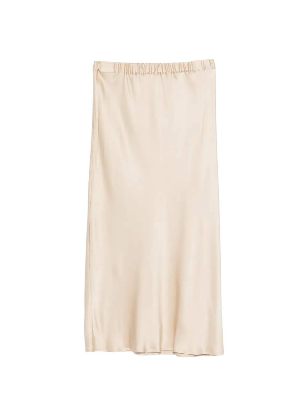 Antonelli Orinoco elastic-wiastband midi skirt - Toni neutri