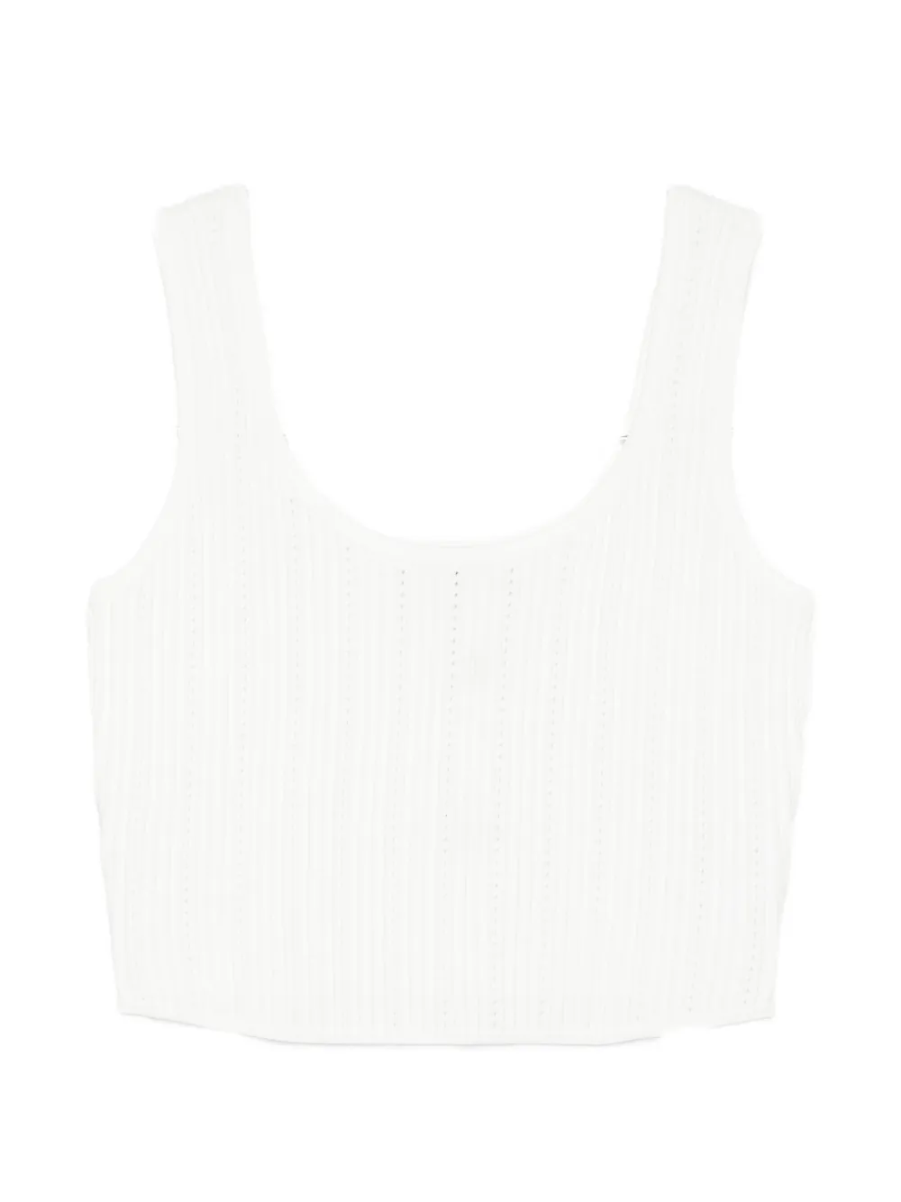 Simkhai square-neck tank top - Bianco