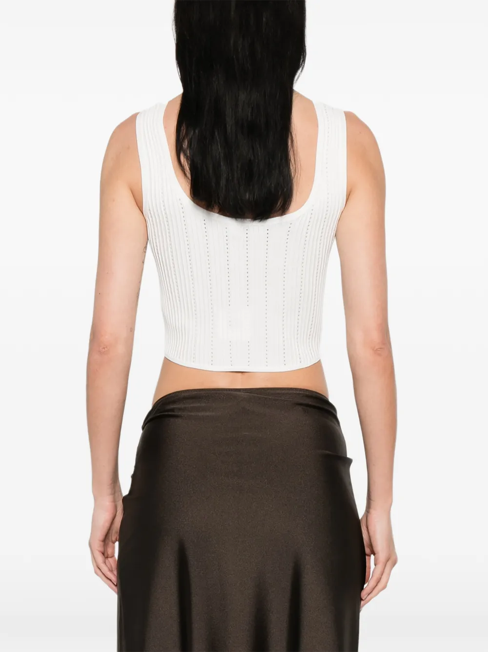 Simkhai Tanktop met vierkante hals Wit