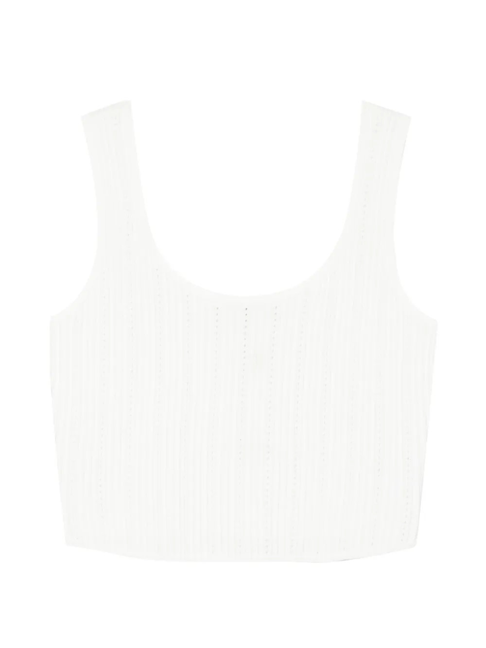 Simkhai square-neck tank top - Bianco
