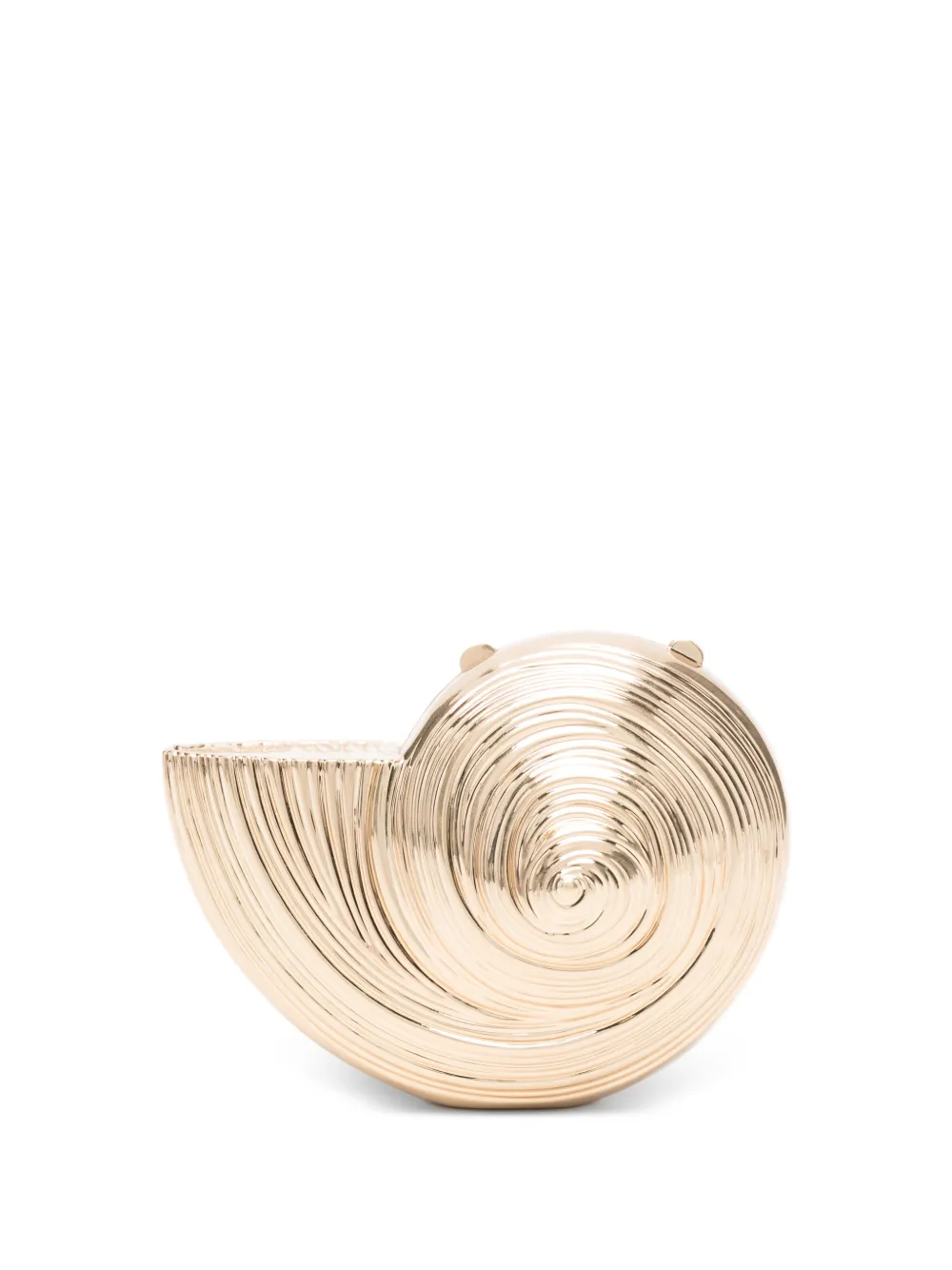 Simkhai spiral-shell clutch bag - Oro