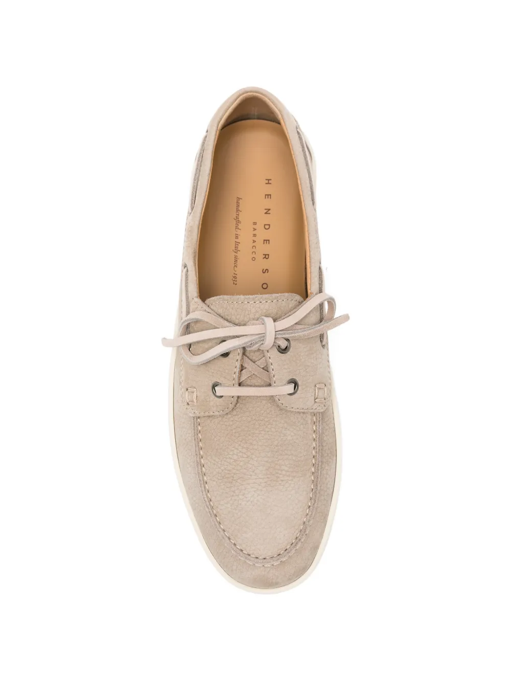 Henderson Baracco Bootschoenen met amandelvormige neus Beige