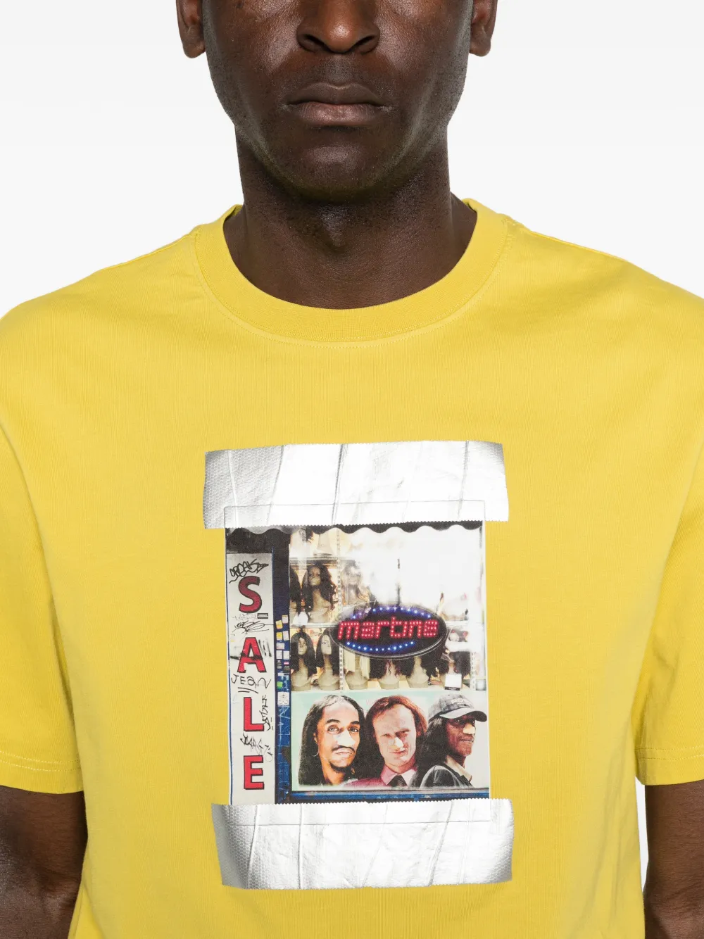 Martine Rose T-shirt met grafische print Groen