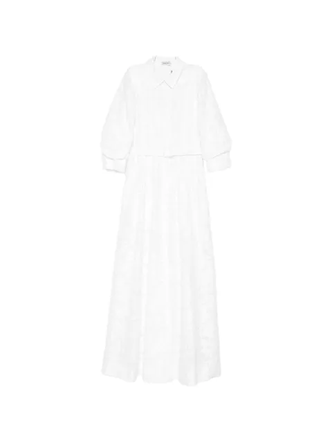 Simkhai floral belted maxi dress