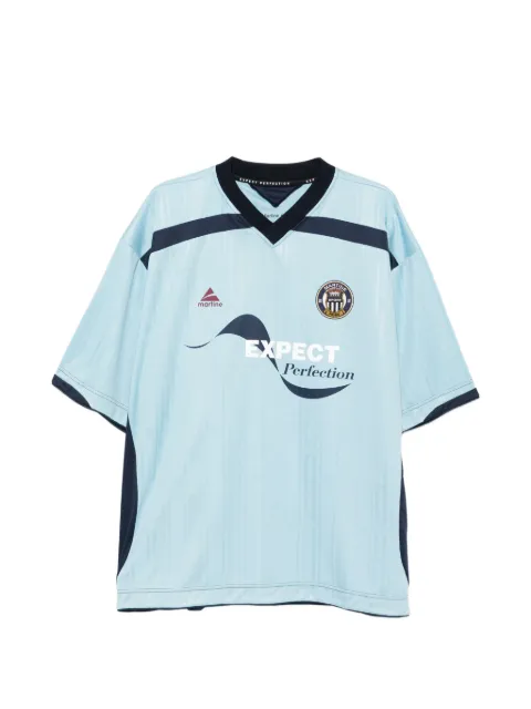 Martine Rose V-neck striped T-shirt