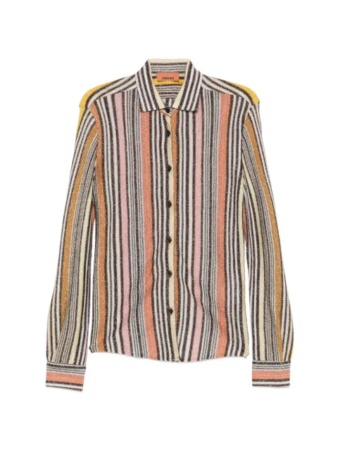 Missoni camisa con hilos metalizados