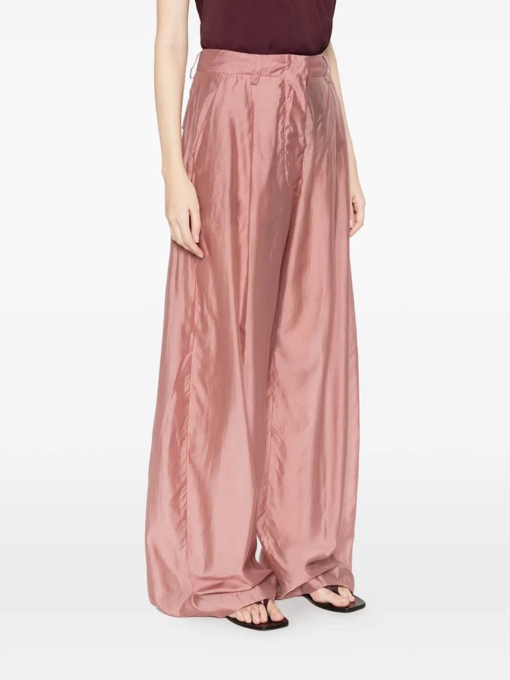  Thelatest Billie Pleated Trousers - Pink 