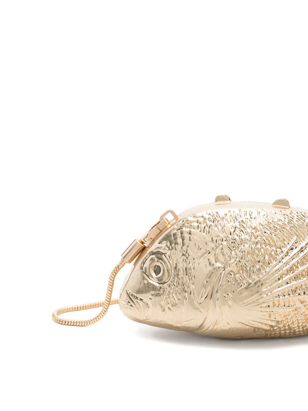  Simkhai Fish-shape Clutch Bag - Gold 