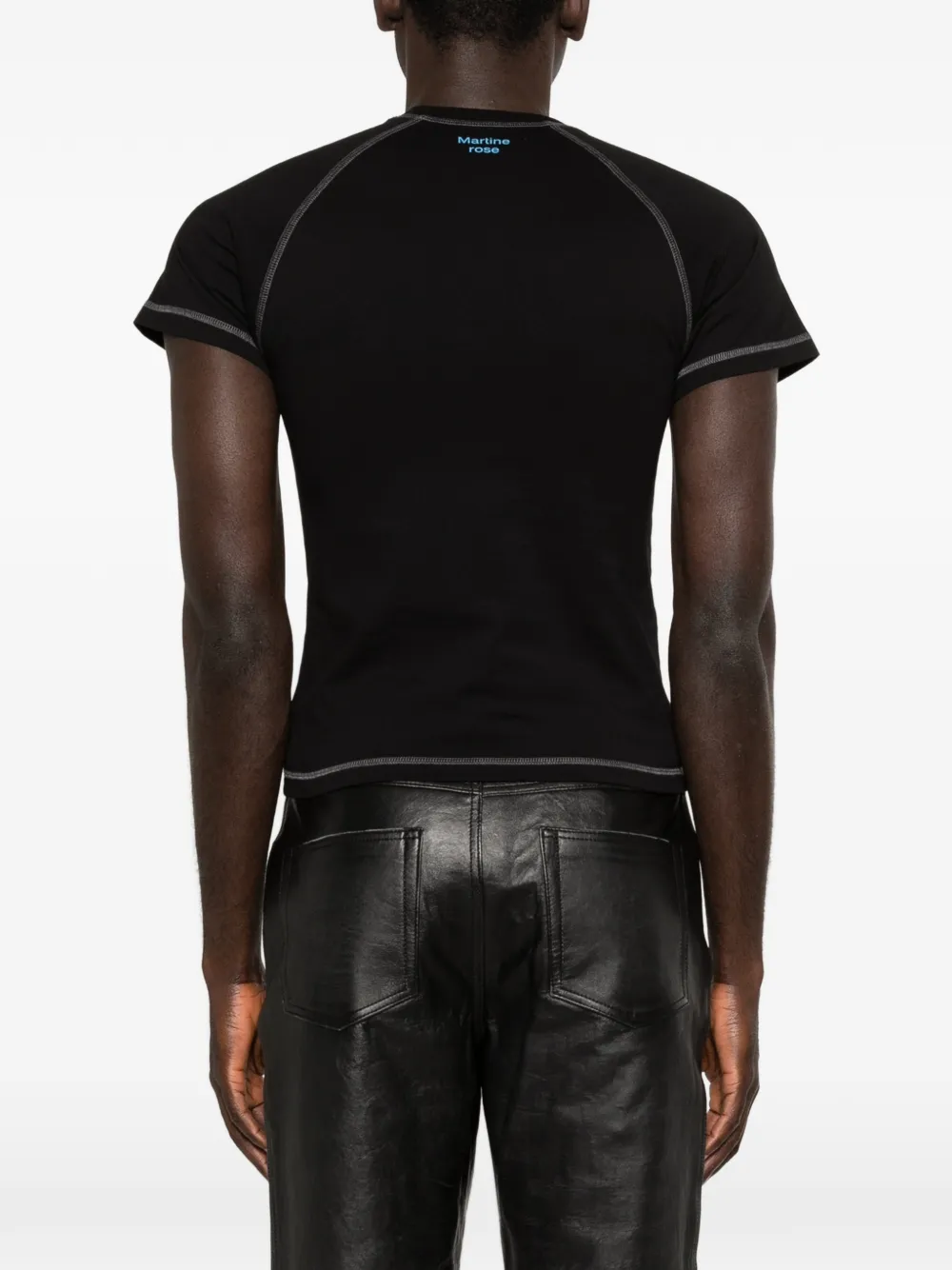 Martine Rose T-shirt met logoprint Zwart