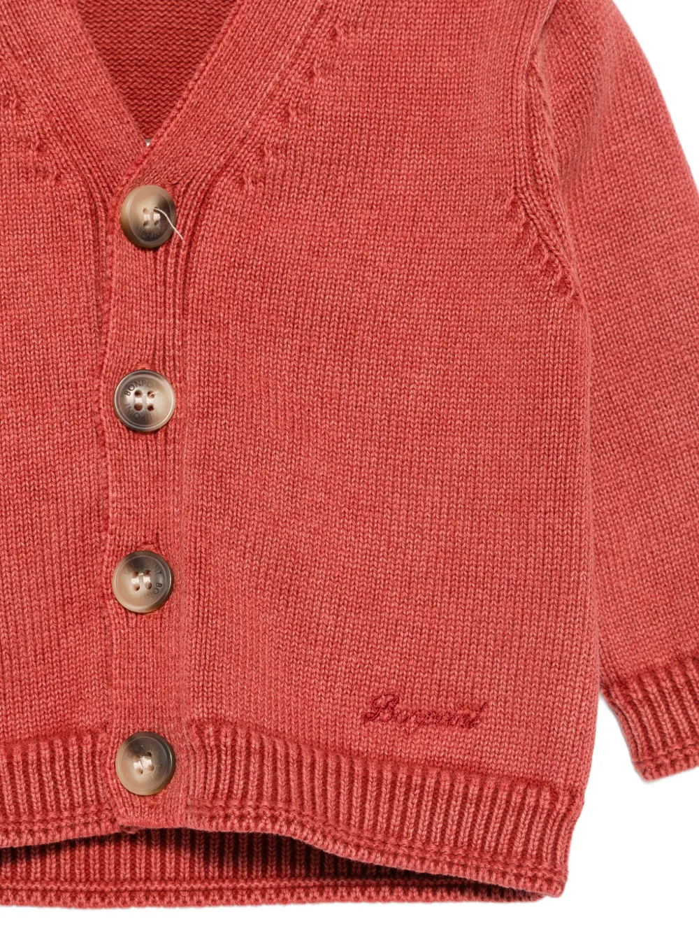  Bonpoint Buttoned Cardigan - Pink 