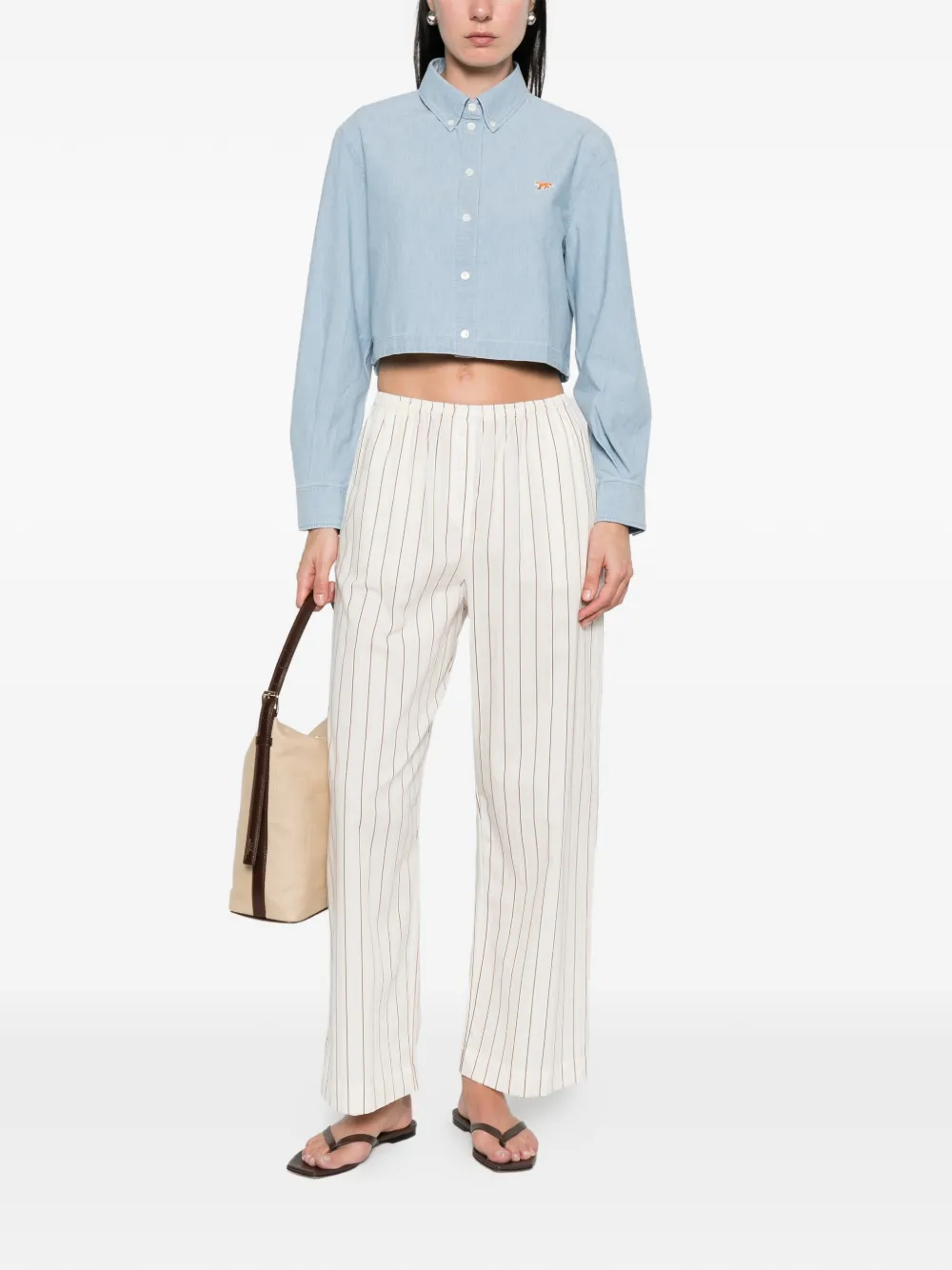  Maison Kitsuné Maison Kitsune' Shirts Clear Blue 