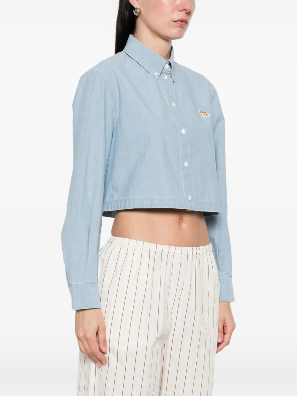  Maison Kitsuné Maison Kitsune' Shirts Clear Blue 