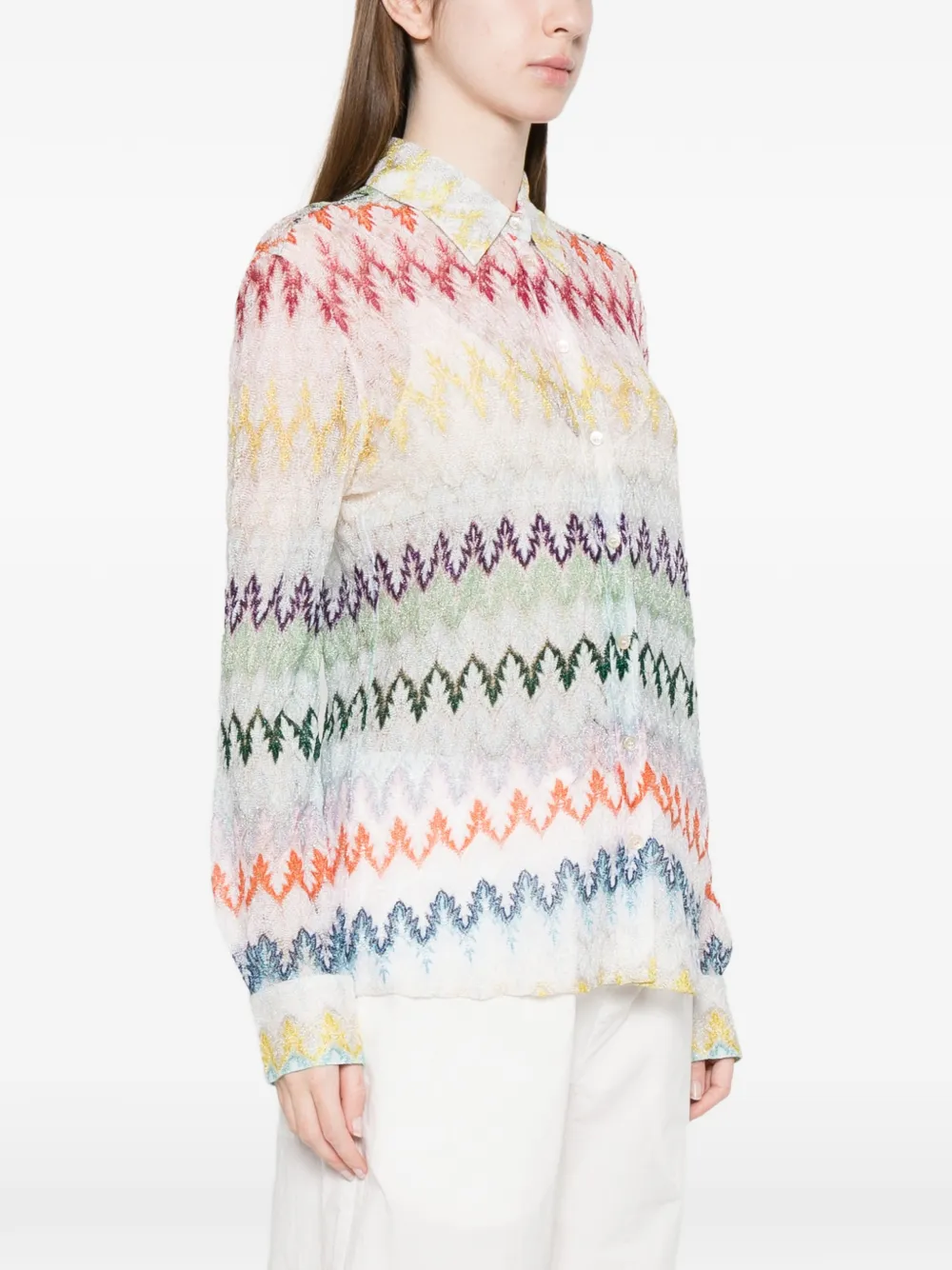  Missoni Patterned Shirt - White 
