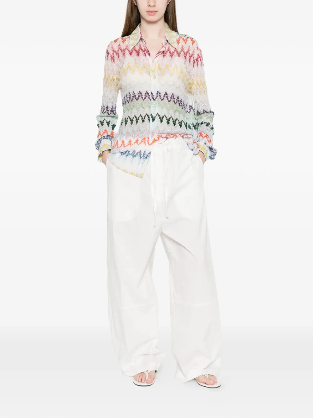  Missoni Patterned Shirt - White 