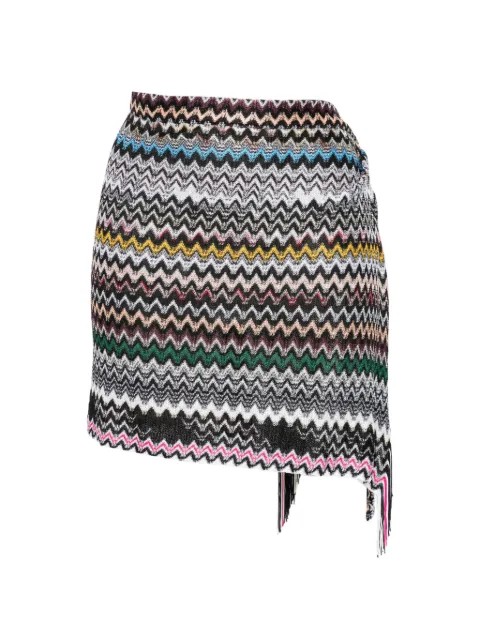 Missoni fringed zigzag skirt