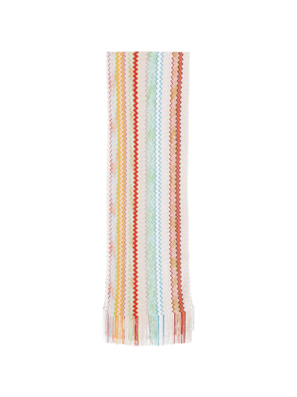 Missoni multicoloured zigzag scarf - Toni neutri