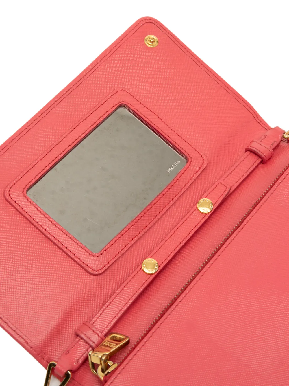 2013-2025 Saffiano Lux Wallet On Chain Crossbody Bag