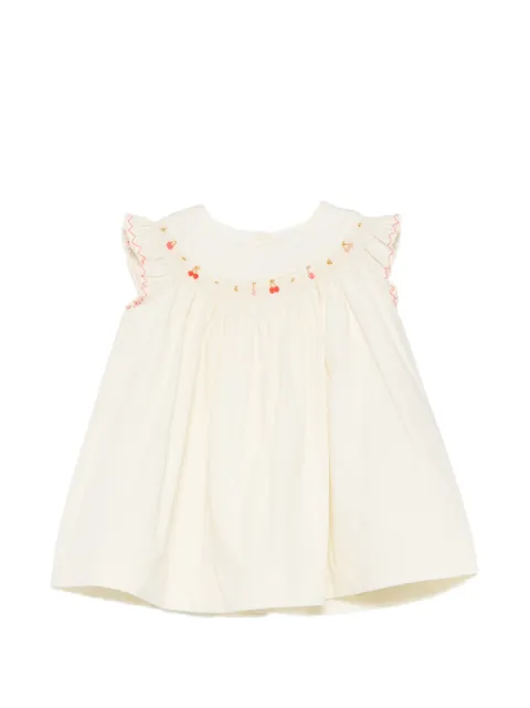 Bonpoint ruffled embroidered dress