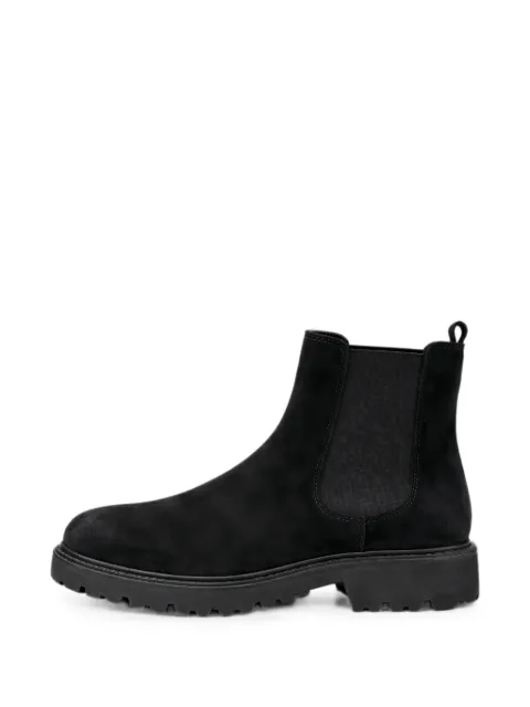 Doucal's suede lug-sole Chelsea boots