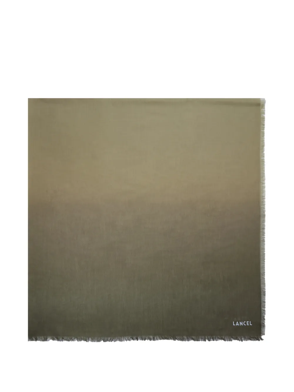 Lancel Sciarpa Sunset con frange - Grigio