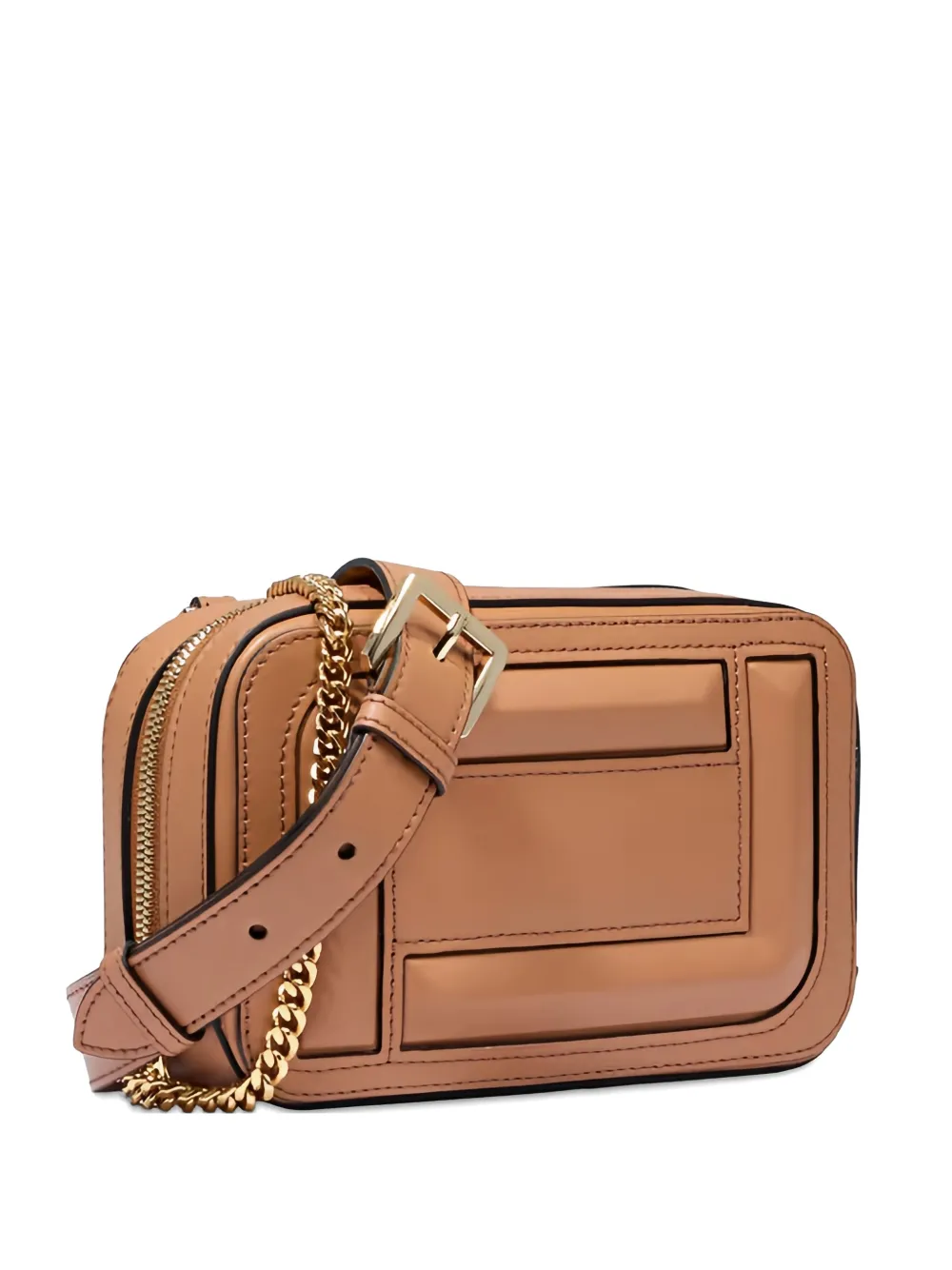 Lancel Angele Cuir tas met rits Bruin