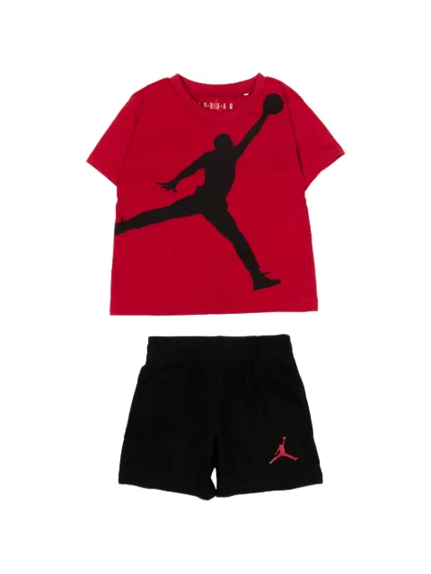 Jordan Kids logo-print shorts set