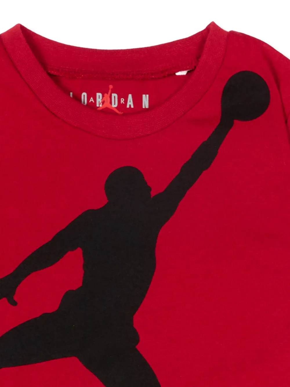 Jordan Kids Shorts set met logoprint Rood