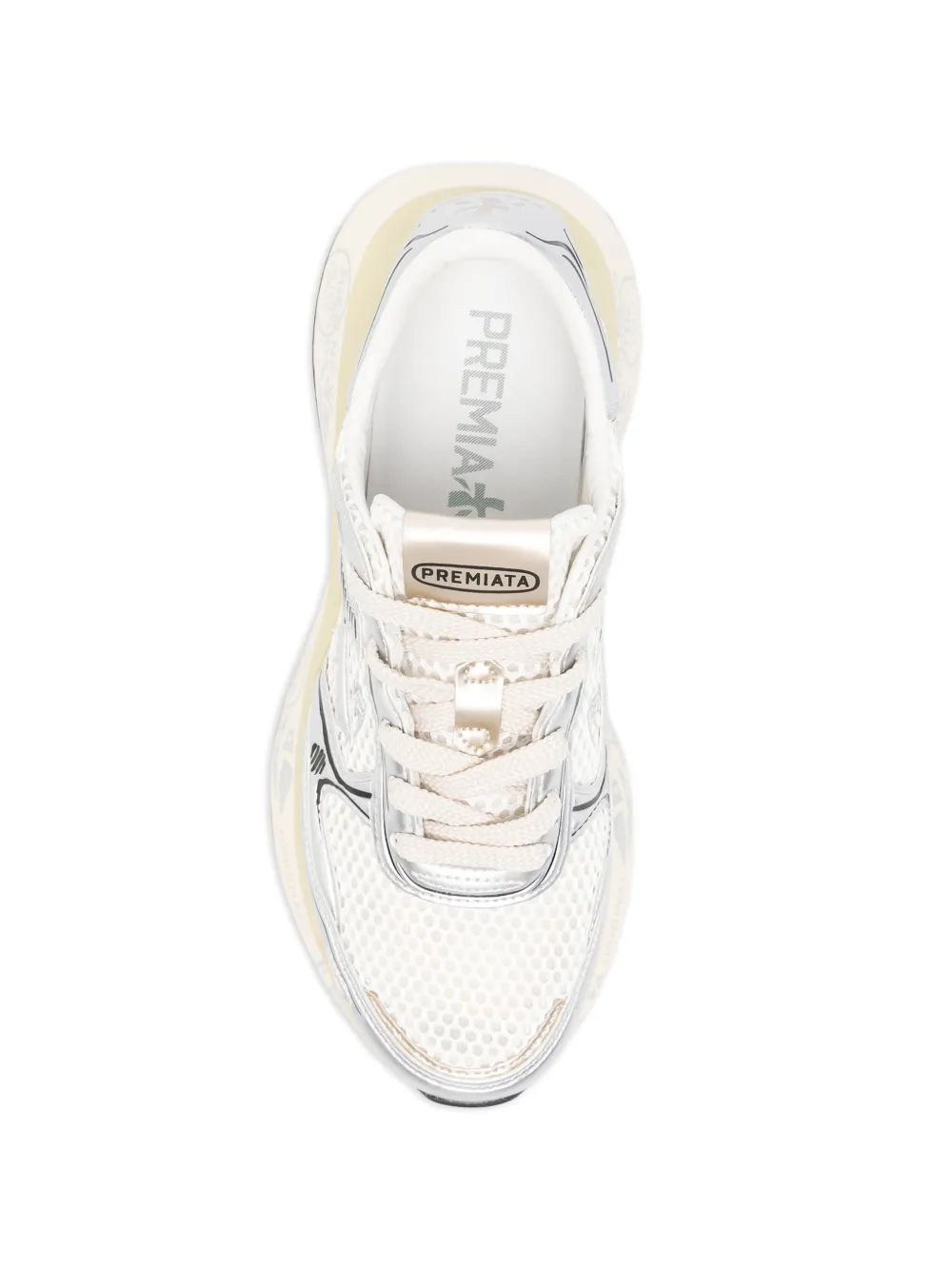Premiata Laury appliqué sneakers Beige