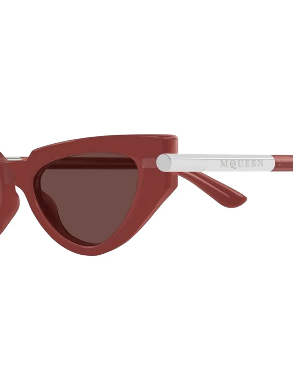  Alexander Mcqueen Cat-eye Frame Sunglasses - Brown 