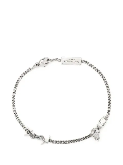 Saint Laurent Cassandre lobster clasp bracelet