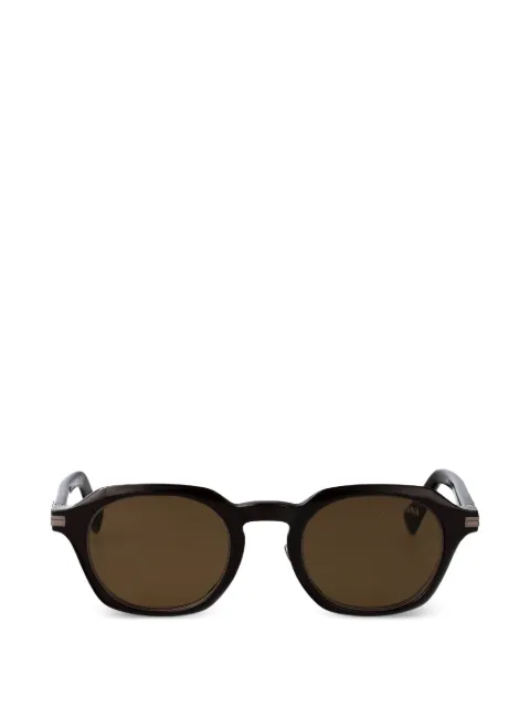 Zegna shiny round sunglasses