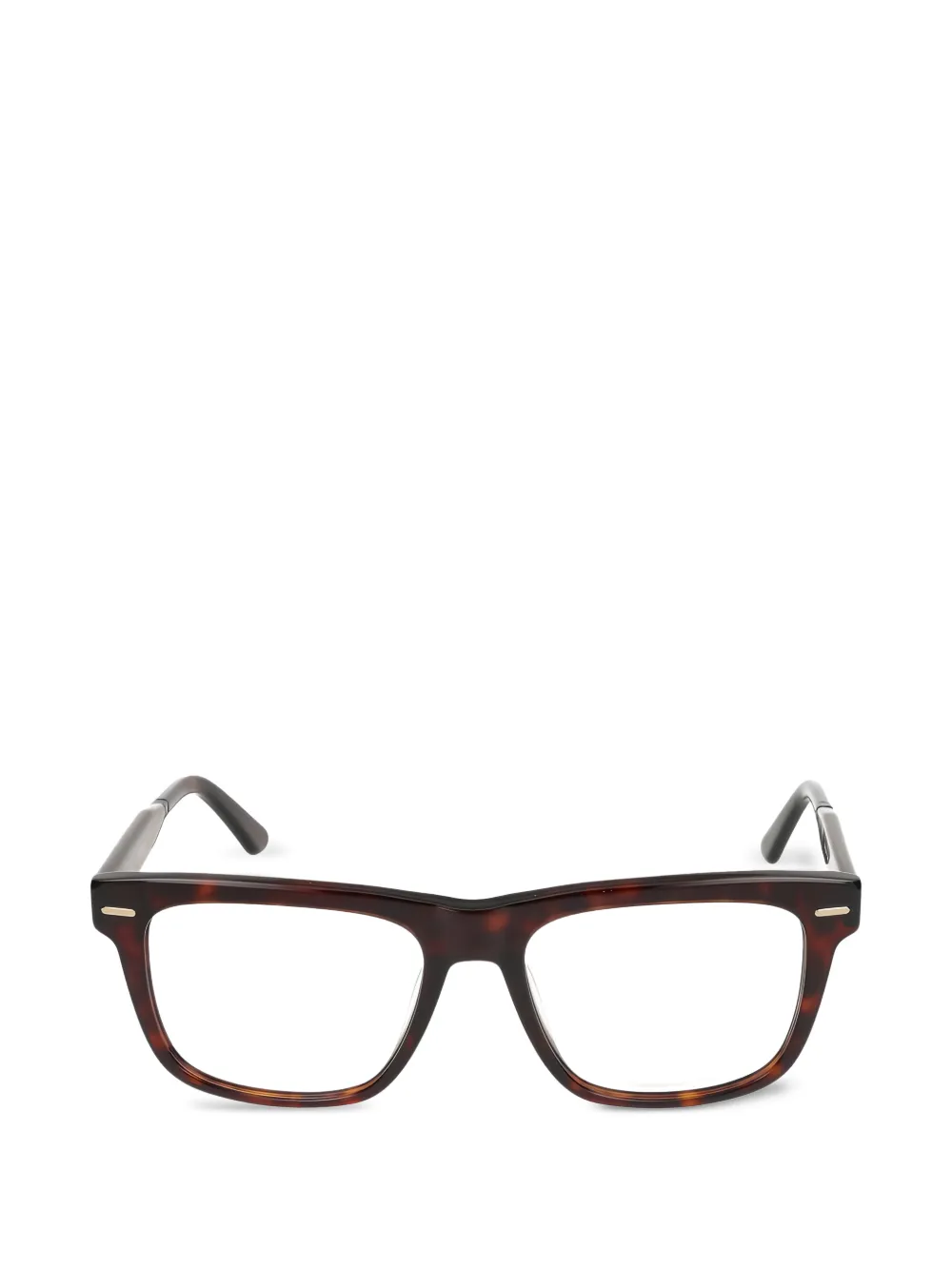 Calvin Klein tortoiseshell-effect glasses - Marrone