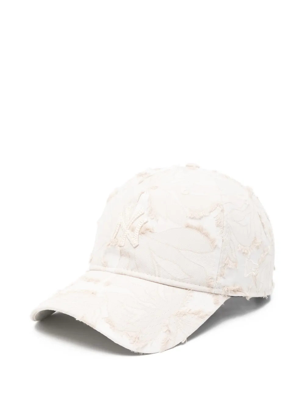 NEW ERA CAP New York Yankees MLB floral-print frayed hat - Toni neutri
