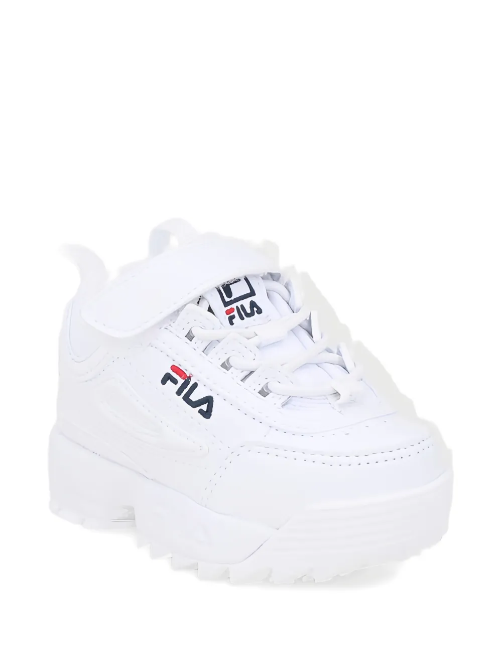 Fila Logo细节运动鞋 In White