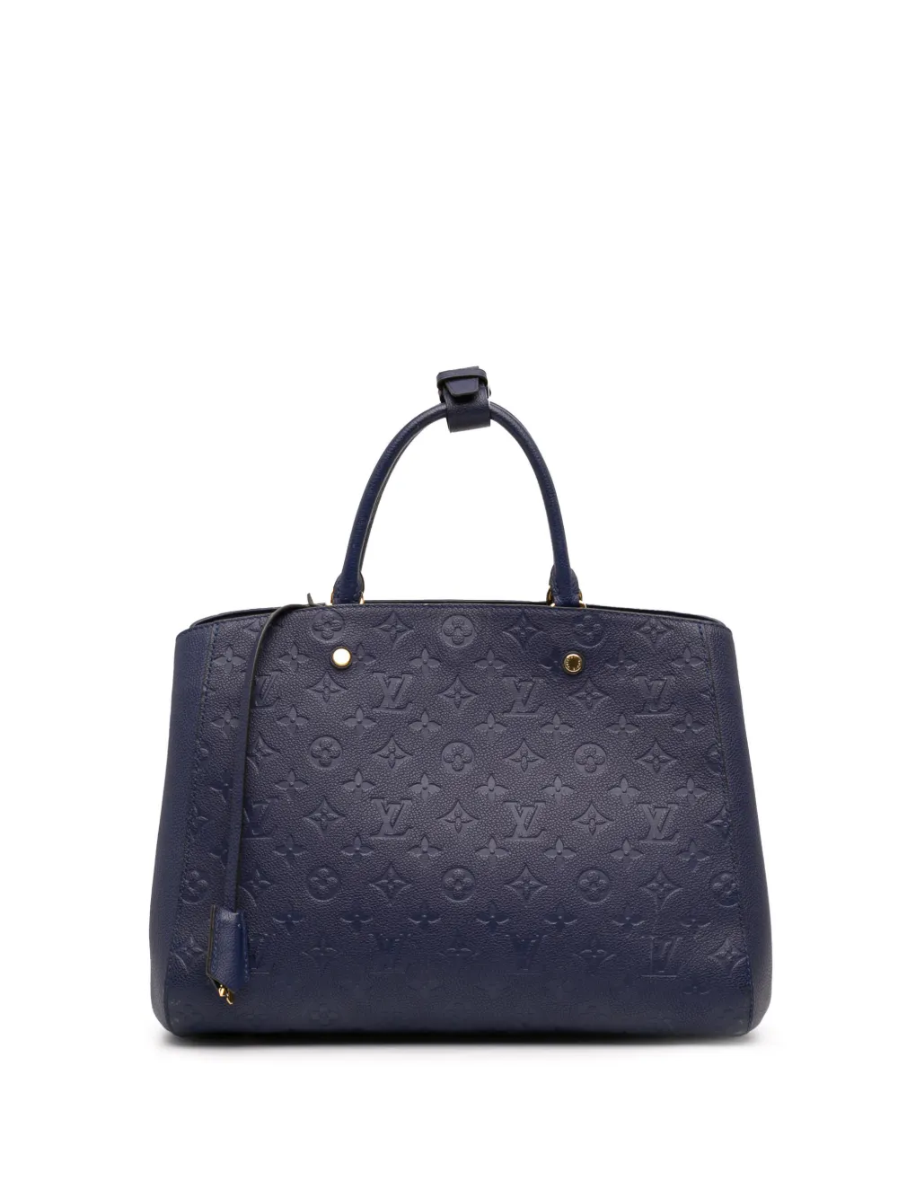 Louis Vuitton Pre-Owned 2015 Monogram Empreinte Montaigne GM satchel - Blu