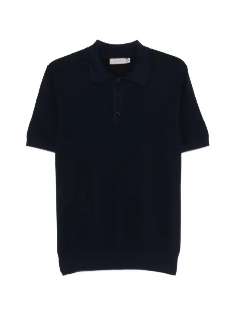 Canali buttoned polo shirt