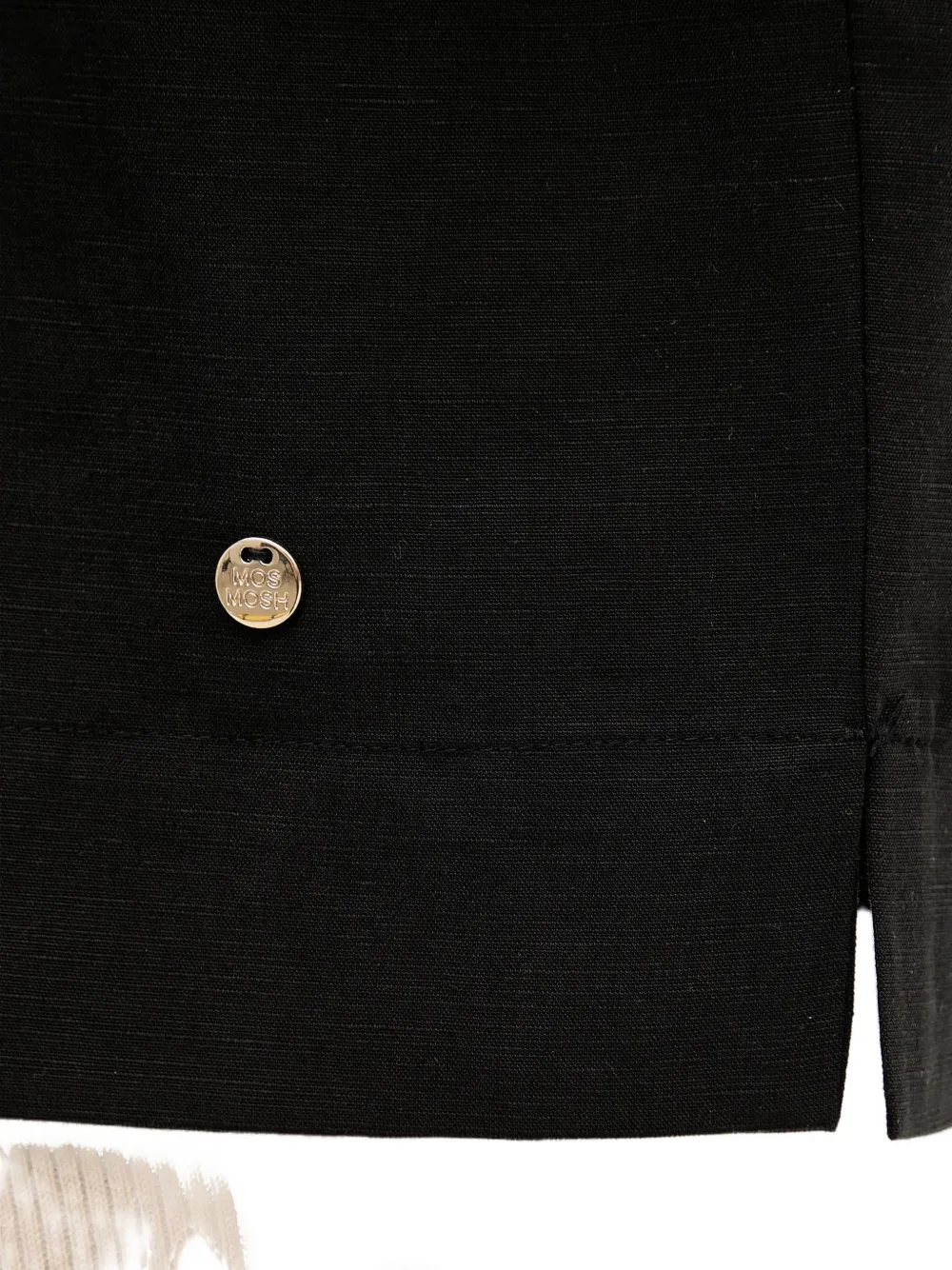Mos Mosh MMElena Alexis pocket-detail top Zwart