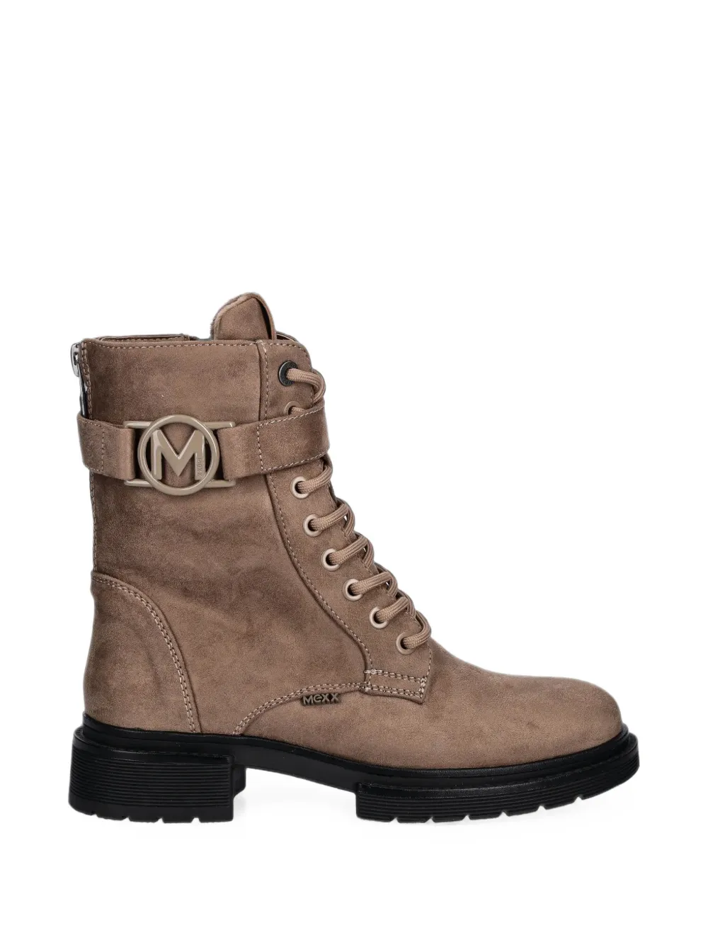 MEXX Kimberly Glad logo-buckle lace-up boots