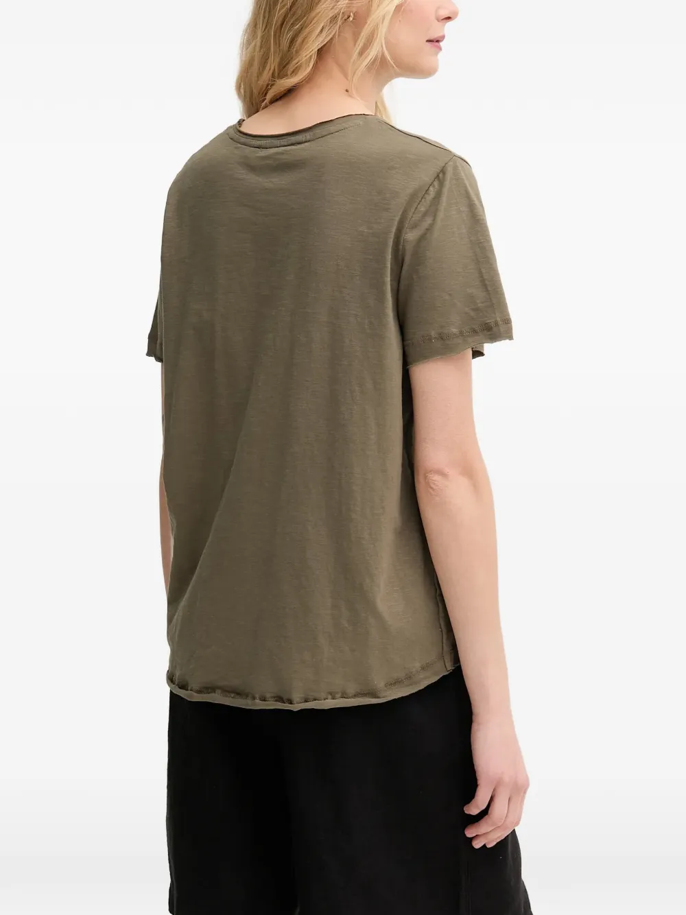 Mos Mosh T-shirt met kralenprint Groen