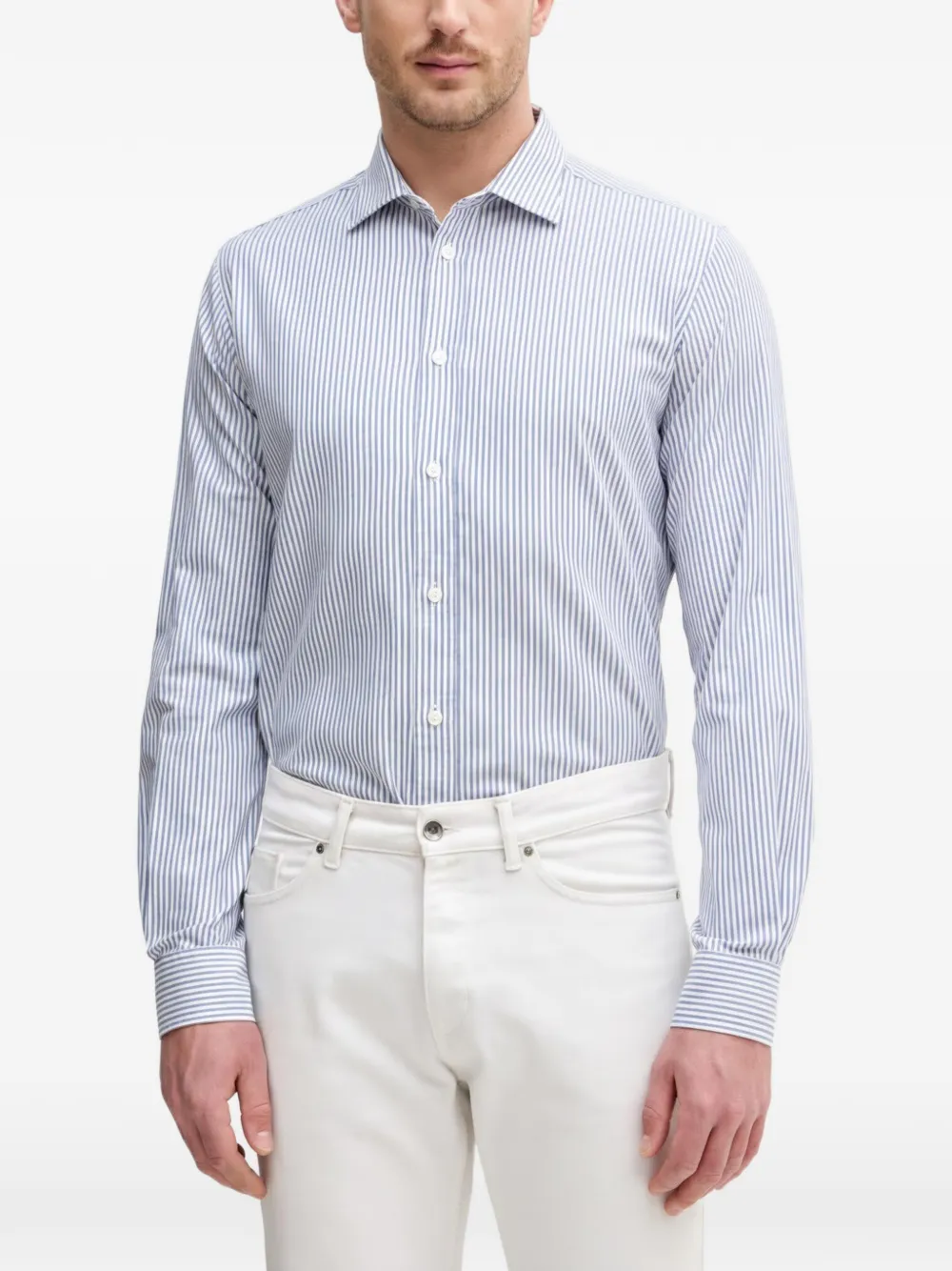 Mos Mosh Camicia Marco a righe - Blu
