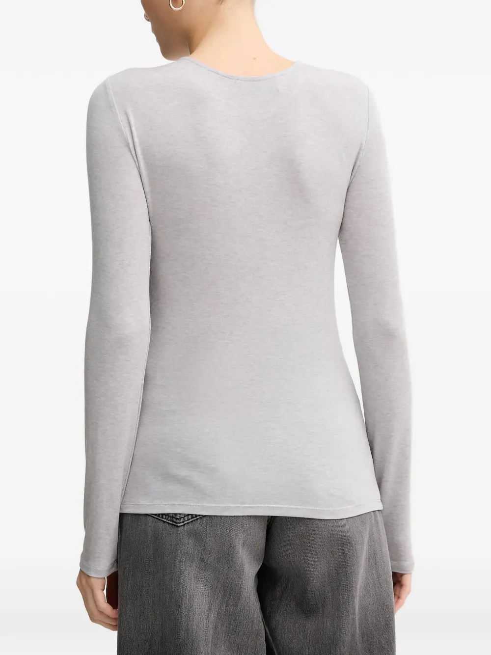 Mos Mosh T-shirt met ronde hals Grijs