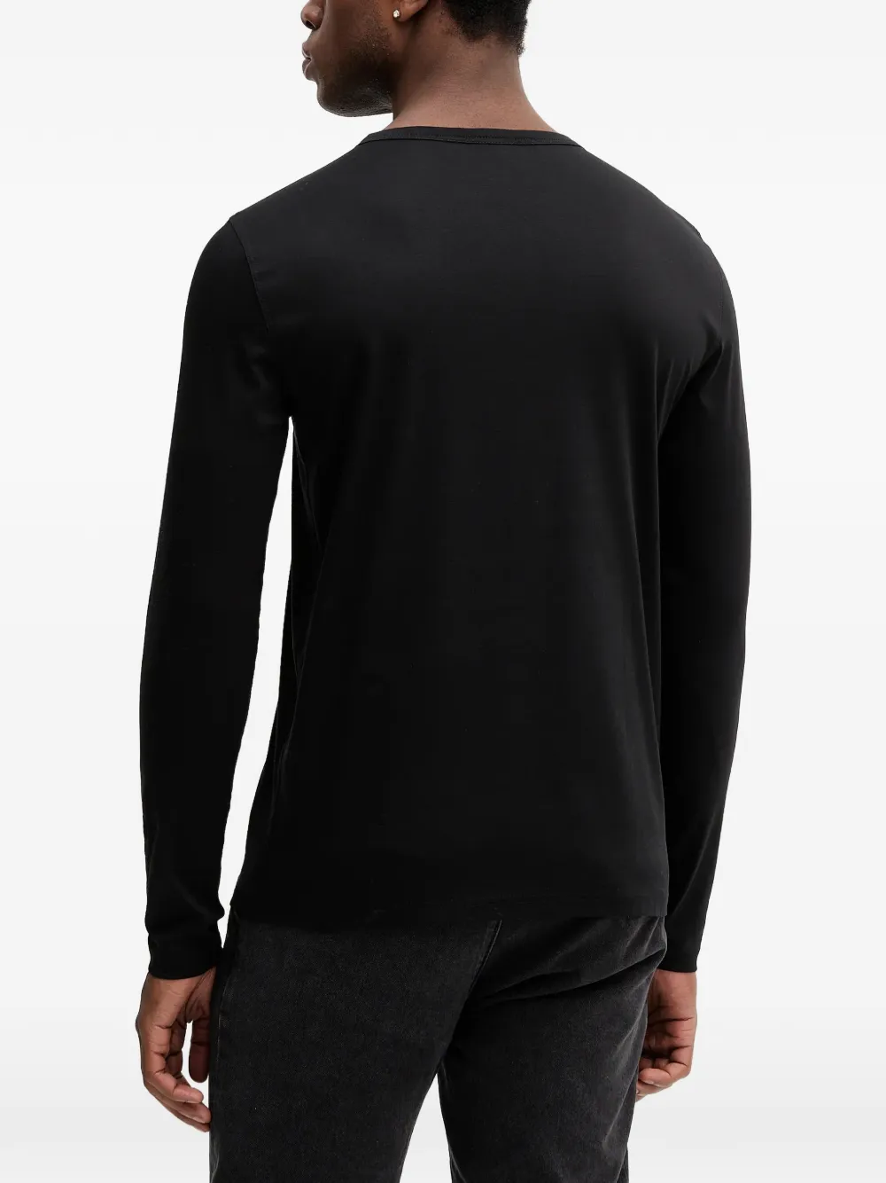 Mos Mosh T-shirt met lange mouwen Zwart