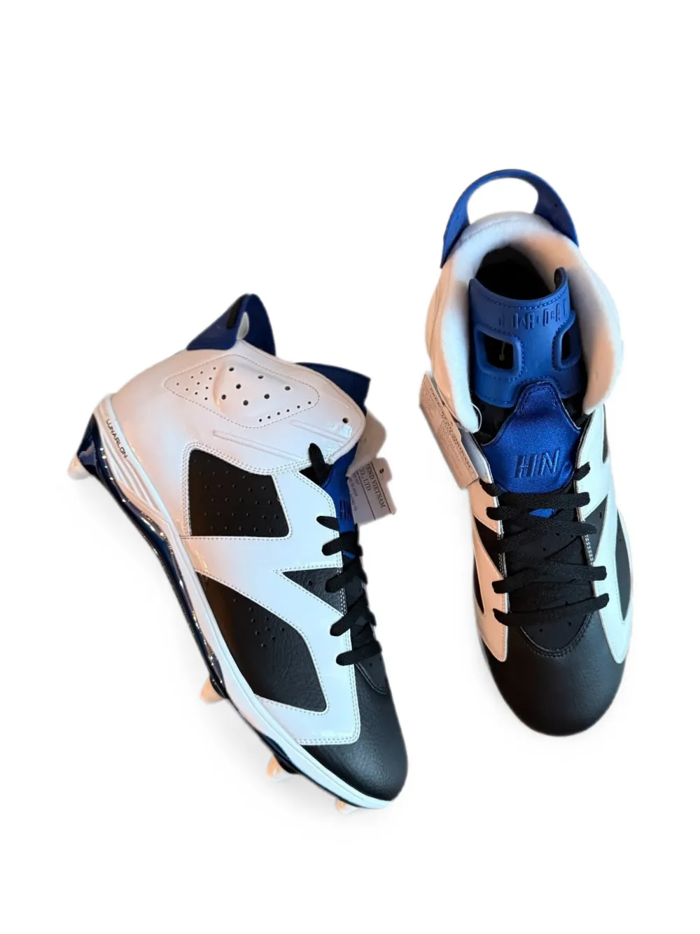 Jordan 6 sneakers met afneembare noppen Wit