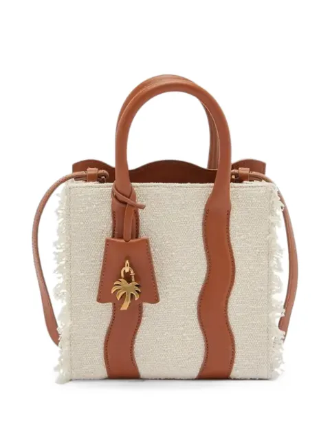 Palm Angels mini Palm Beach frayed-trim tote bag
