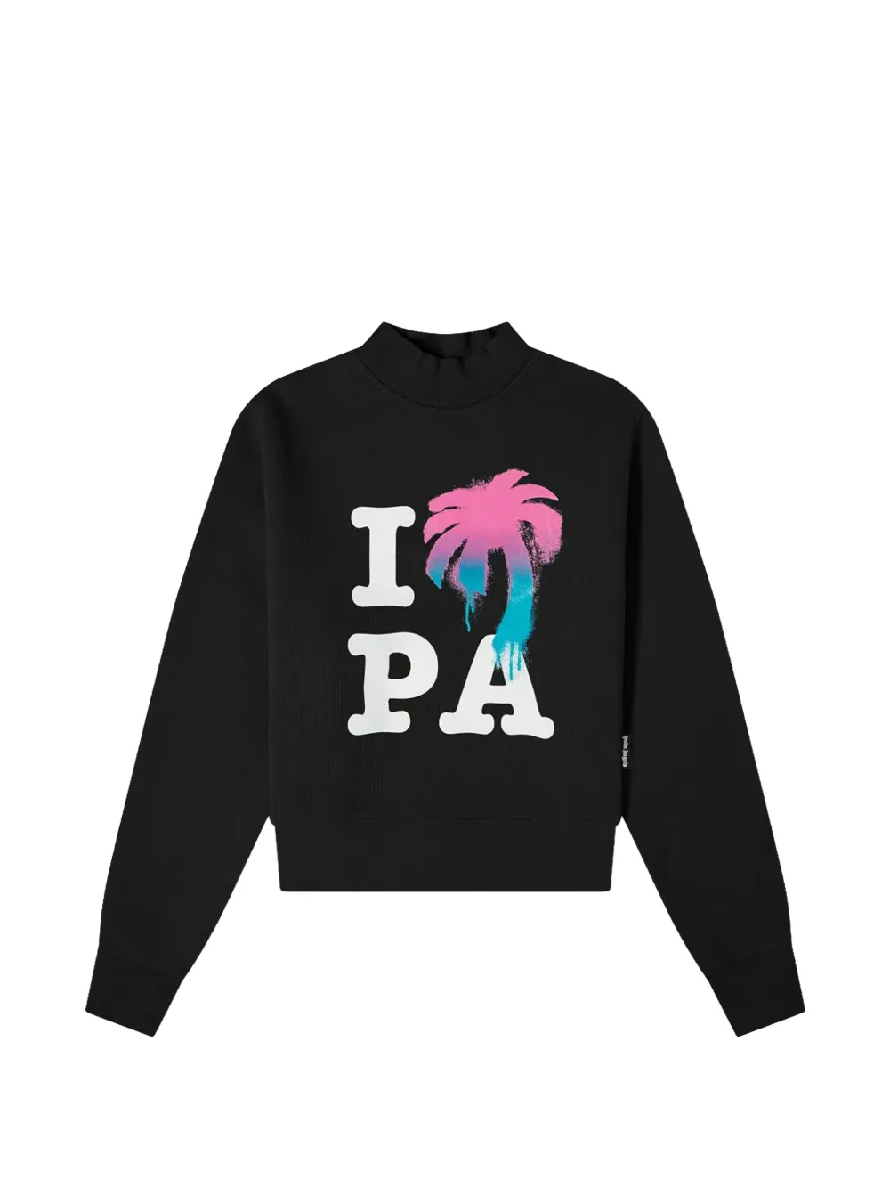 Palm Angels 로고 프린트 스웨트셔츠 | 블랙 | Image 1