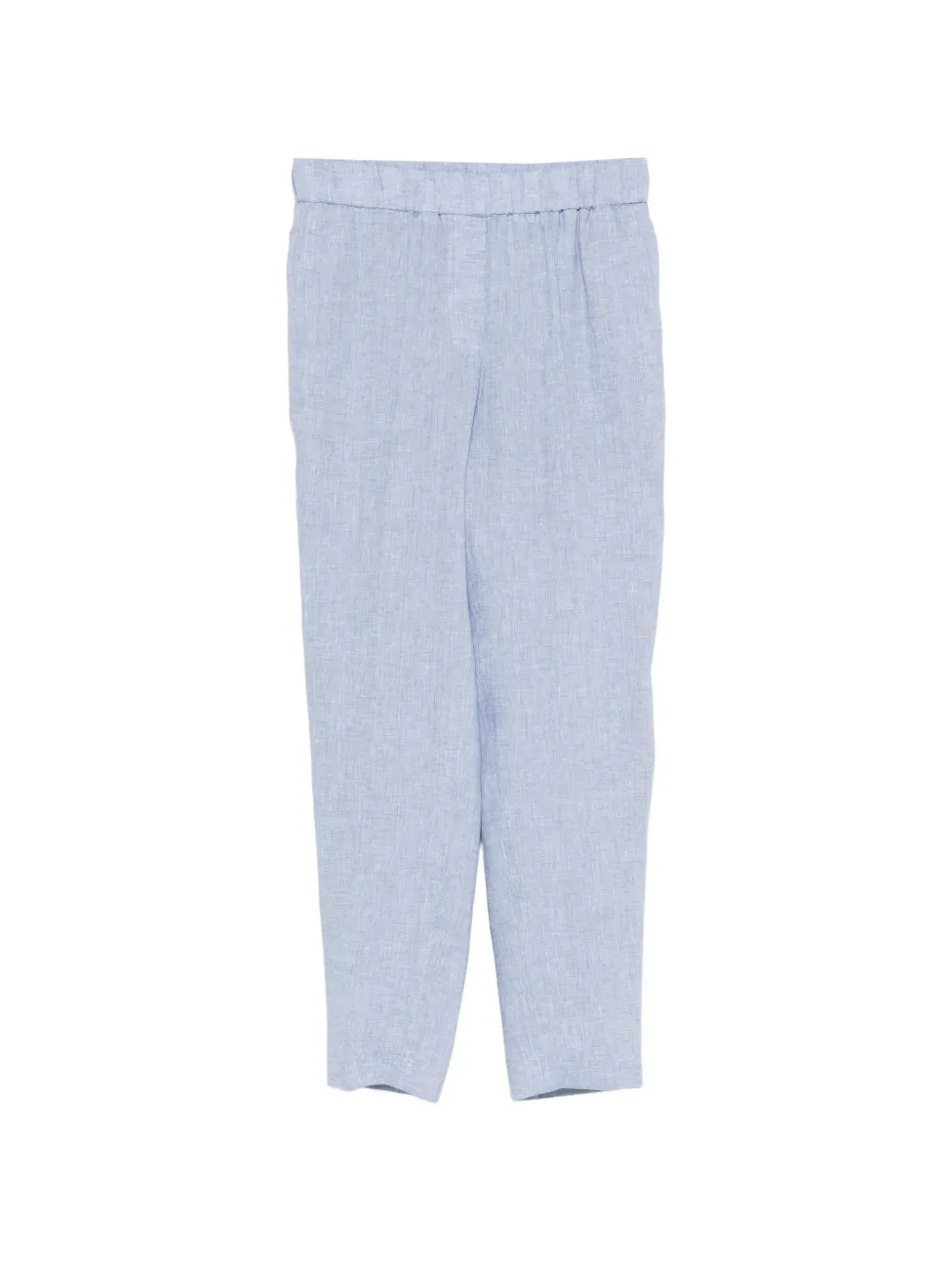 Peserico elasticated-waist tapered trousers - Blu
