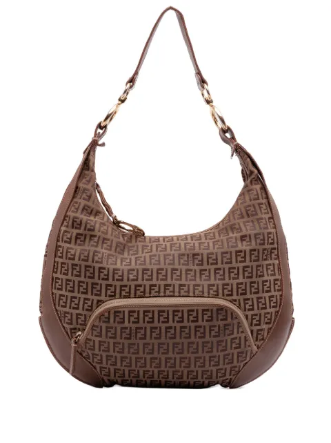 Fendi Pre-Owned 2000-2010 Zucchino Canvas Chef Pocket hobo bag